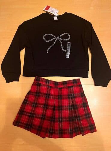 Юбка шорты + свитшот (оба LC Waikiki) 9-10 лет (по биркам 10-11) lalafo.az -da Юбка шорты + свитшот (оба LC Waikiki) 9-10 лет (по биркам 10-11)