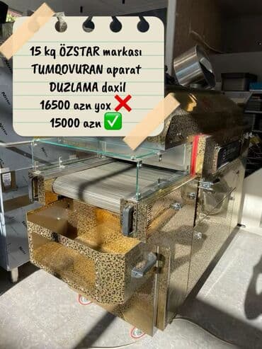 15 kq ÖZSTAR markası TUMQOVURAN aparat DUZLAMA daxil 16500 azn yox ❌ lalafo.az -da 15 kq ÖZSTAR markası TUMQOVURAN aparat DUZLAMA daxil 16500 azn yox ❌
