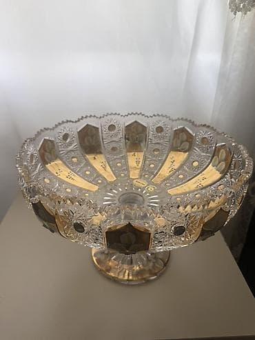 Çexiya istehsalı orijinal büllur meyvə qabı (Bohemia Crystal) Satılır at lalafo.az Çexiya istehsalı orijinal büllur meyvə qabı (Bohemia Crystal) Satılır