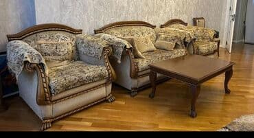 İşlənmiş, Divan, 2 kreslo, Bazasız, Açılmayan lalafo.az -da İşlənmiş, Divan, 2 kreslo, Bazasız, Açılmayan