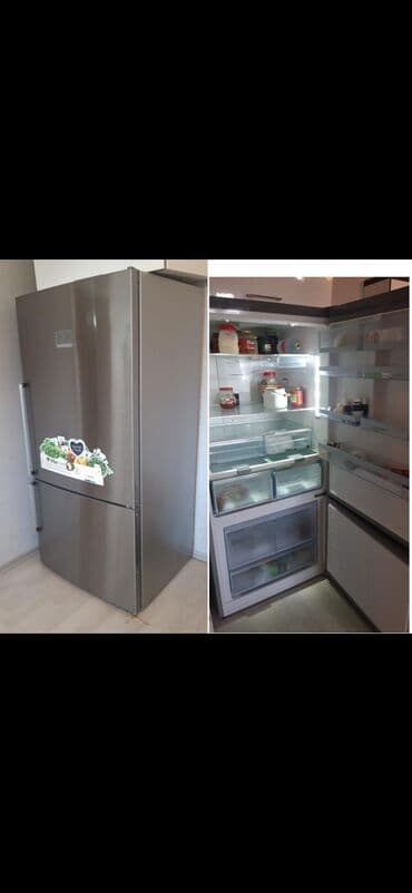 İşlənmiş 2 qapılı Bosch Soyuducu Satılır, rəng - Gümüşü, Dispenserli lalafo.az -da İşlənmiş 2 qapılı Bosch Soyuducu Satılır, rəng - Gümüşü, Dispenserli