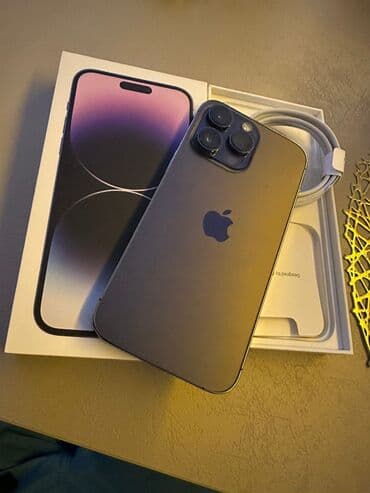 IPhone 14 Pro Max, 256 GB, Qara, Face ID lalafo.az -da IPhone 14 Pro Max, 256 GB, Qara, Face ID