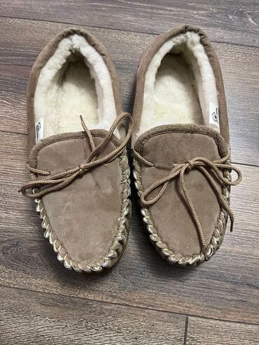 Yeni Bej Qoyun Dərisi Mokasin Yün Astarlı, PVC altliq cuzi defekti lalafo.az -da Yeni Bej Qoyun Dərisi Mokasin Yün Astarlı, PVC altliq cuzi defekti