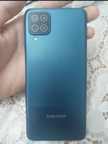 Samsung Galaxy A12, 64 GB, rəng - Mavi, Barmaq izi lalafo.az -da Samsung Galaxy A12, 64 GB, rəng - Mavi, Barmaq izi