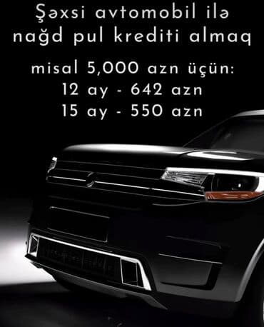 Şəxsi avtomobilinizi girov qoyaraq nağd pul krediti əldə etmək imkanı lalafo.az -da Şəxsi avtomobilinizi girov qoyaraq nağd pul krediti əldə etmək imkanı