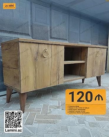Televizor altlığı – La Mini - Ölçülər: Dərinlik 35 sm, Hündürlük 50 lalafo.az -da Televizor altlığı – La Mini - Ölçülər: Dərinlik 35 sm, Hündürlük 50