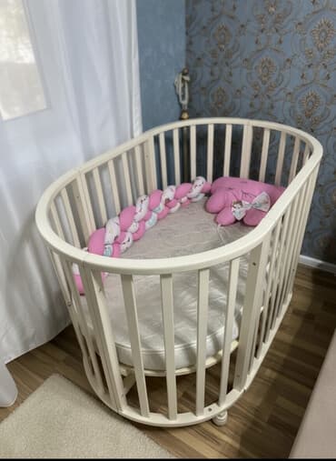 Qız üçün, Yeni, Yumru, Beşik, Dəst ilə, Matras ilə, Yellənmə mexanizm ilə lalafo.az -da Qız üçün, Yeni, Yumru, Beşik, Dəst ilə, Matras ilə, Yellənmə mexanizm ilə