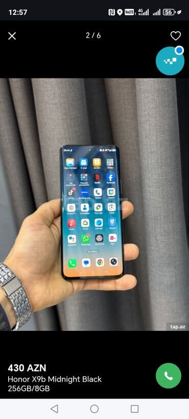 Honor X9b, 256 GB, rəng - Qara, İki sim kartlı lalafo.az -da Honor X9b, 256 GB, rəng - Qara, İki sim kartlı