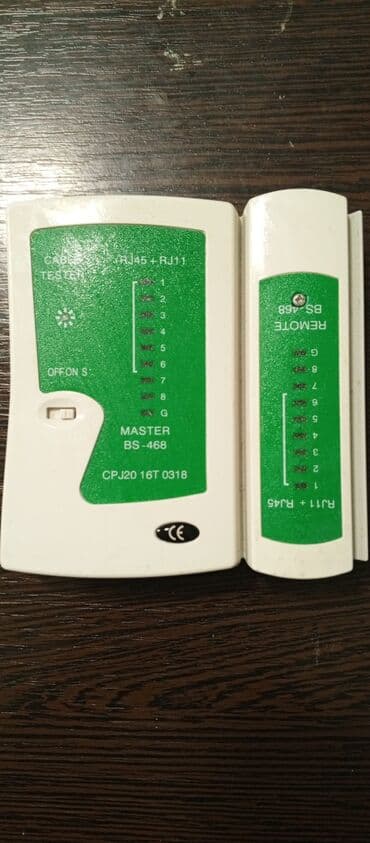 RJ45 + RJ11 kabel testeri — BS-468 (Master + Remote) Xüsusiyyətlər: - lalafo.az -da RJ45 + RJ11 kabel testeri — BS-468 (Master + Remote) Xüsusiyyətlər: -