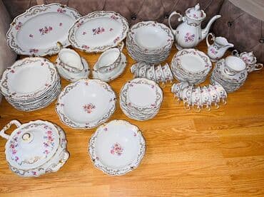 Nahar dəsti, Farfor, Reichenbach, 12 nəfərlik, Almaniya lalafo.az -da Nahar dəsti, Farfor, Reichenbach, 12 nəfərlik, Almaniya