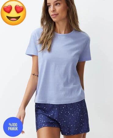 Türkiyə istehsalı olan ev geyimi 20 AZN 💯 faiz pambıq M-L razmer çox lalafo.az -da Türkiyə istehsalı olan ev geyimi 20 AZN 💯 faiz pambıq M-L razmer çox