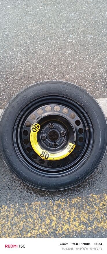 Zapaska təkər disk ilə birlikdə, 15 lik 4 bolt. qiyməti 100azn lalafo.az -da Zapaska təkər disk ilə birlikdə, 15 lik 4 bolt. qiyməti 100azn