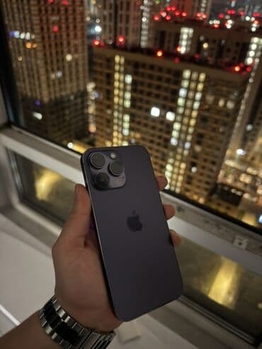 IPhone 14 Pro Max, 256 GB, Deep Purple, Face ID lalafo.az -da IPhone 14 Pro Max, 256 GB, Deep Purple, Face ID