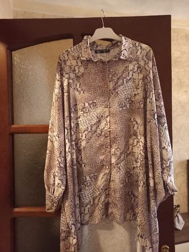 Qadın köynəyi – FZ Women - Model: uzun, oversize kəsimli, arxası ön lalafo.az -da — 1 Qadın köynəyi – FZ Women - Model: uzun, oversize kəsimli, arxası ön — 1