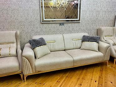 Yeni, Klassik divan, 2 kreslo, Divan, Bazalı lalafo.az -da Yeni, Klassik divan, 2 kreslo, Divan, Bazalı