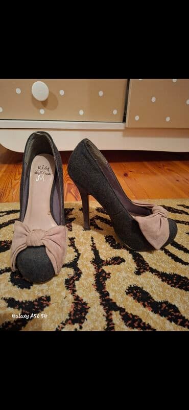 Tuflilər, Ölçü: 37, rəng - Boz, Yeni lalafo.az -da Tuflilər, Ölçü: 37, rəng - Boz, Yeni