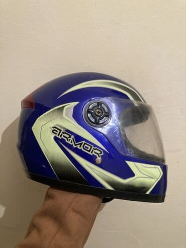 Motosiklet dəbilqəsi – ARMOR/Safe tam üzlü model - Rəng: mavi lalafo.az -da Motosiklet dəbilqəsi – ARMOR/Safe tam üzlü model - Rəng: mavi