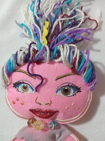 Əl işi yumşaq oyuncağ – tekstil kukla - Material: filc/parça korpus lalafo.az -da Əl işi yumşaq oyuncağ – tekstil kukla - Material: filc/parça korpus