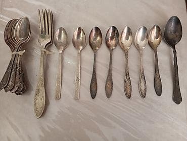 Kolleksiya çay qaşıqları və çəngəllər dəsti - Növ: metal süfrə lalafo.az -da Kolleksiya çay qaşıqları və çəngəllər dəsti - Növ: metal süfrə