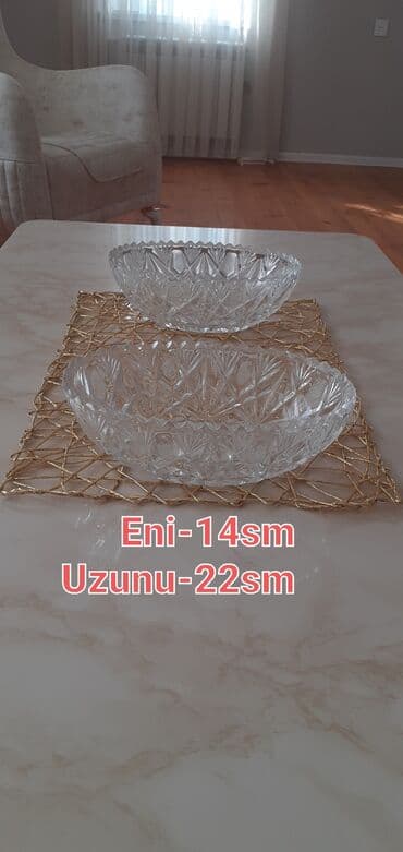 3 ədəd XRUSTAL QABLAR.TƏZƏDİR.HƏR BİRİ-7manat lalafo.az -da 3 ədəd XRUSTAL QABLAR.TƏZƏDİR.HƏR BİRİ-7manat