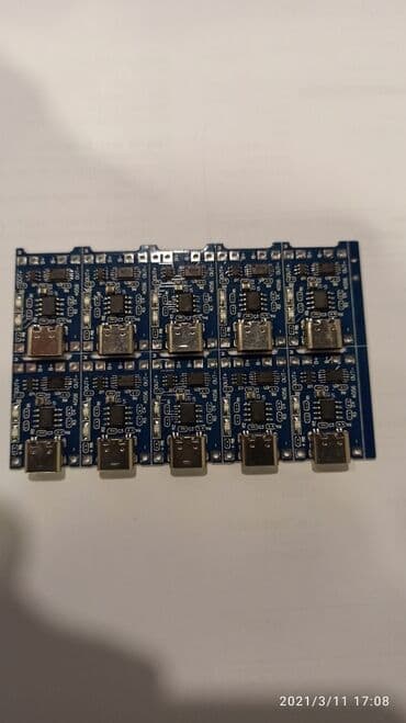 Li-ion şarz 1S 18650 TP4056. Led indiqatorlu. Type-C 5V 1A. Şarj və lalafo.az -da Li-ion şarz 1S 18650 TP4056. Led indiqatorlu. Type-C 5V 1A. Şarj və