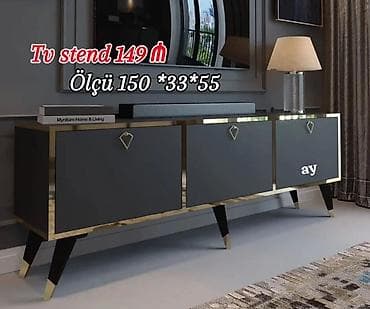 *tv stend* Yeni sifarişlə rəng seçimi var 😊 Ölçü 150*33*55 *qiymet 149 lalafo.az -da *tv stend* Yeni sifarişlə rəng seçimi var 😊 Ölçü 150*33*55 *qiymet 149