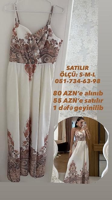 Uzun yay donu – nazik askılı, V-kəsimli üst hissə, beldən yüngül lalafo.az -da Uzun yay donu – nazik askılı, V-kəsimli üst hissə, beldən yüngül