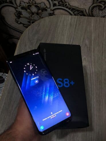 Samsung Galaxy S8 Plus, 128 GB, rəng - Qara, Sensor, Barmaq izi, Simsiz şarj lalafo.az -da Samsung Galaxy S8 Plus, 128 GB, rəng - Qara, Sensor, Barmaq izi, Simsiz şarj