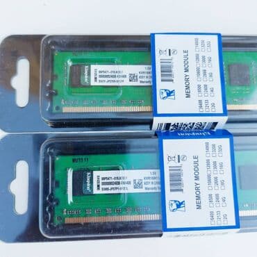 ram 4gb: Operativ yaddaş (RAM) Kingston, 8 GB, 1600 Mhz, DDR3, PC üçün, Yeni lalafo.az -da — 5 ram 4gb: Operativ yaddaş (RAM) Kingston, 8 GB, 1600 Mhz, DDR3, PC üçün, Yeni — 5