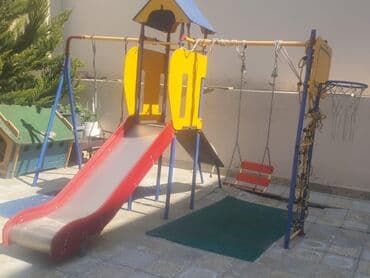 Uşaqlar üçün çoxfunksiyalı həyətyanı oyun kompleksi - Metaldan möhkəm lalafo.az -da Uşaqlar üçün çoxfunksiyalı həyətyanı oyun kompleksi - Metaldan möhkəm