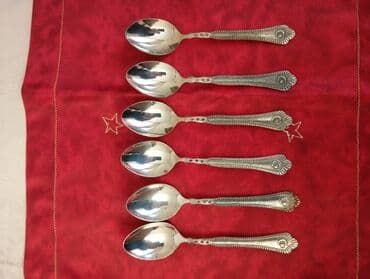 Antik çay qaşıqları dəsti - Sayı: 6 ədəd - Material: metal lalafo.az -da Antik çay qaşıqları dəsti - Sayı: 6 ədəd - Material: metal