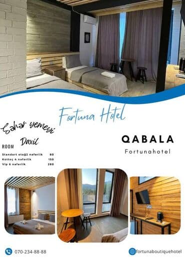 FORTUNA BOUTUGE HOTEL Səhər yeməyi daxil 2nəfərlik standart otaqlar lalafo.az -da FORTUNA BOUTUGE HOTEL Səhər yeməyi daxil 2nəfərlik standart otaqlar