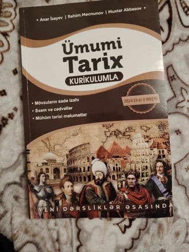 Az tarixi və Ümumi tarix(Anar Isayev) 2024/25 ci nesr olsa da yeni lalafo.az -da Az tarixi və Ümumi tarix(Anar Isayev) 2024/25 ci nesr olsa da yeni