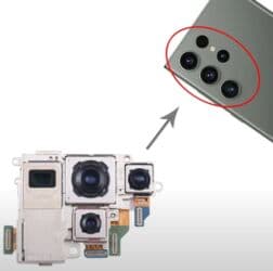 Samsung Galaxy S23 Ultra arxa kamera modulu (komplekt) yenidir effekti lalafo.az -da Samsung Galaxy S23 Ultra arxa kamera modulu (komplekt) yenidir effekti