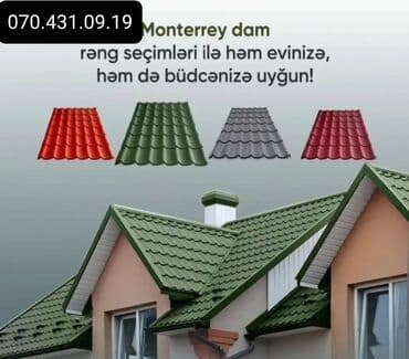 Кровельные работы: Metal dam örtükləri və dam işləri - Xidmətlər: ölçü-götürmə at lalafo.az — 9 Кровельные работы: Metal dam örtükləri və dam işləri - Xidmətlər: ölçü-götürmə — 9