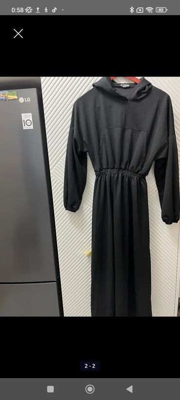 Qara rəngli uzun huddi-stil don geyinilmeyib təzədir.hicabli xanımlar lalafo.az -da Qara rəngli uzun huddi-stil don geyinilmeyib təzədir.hicabli xanımlar