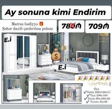 Yataq desti rəng seçimi var lalafo.az -da Yataq desti rəng seçimi var