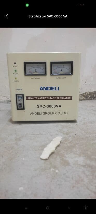 Потолок: Б/у, Домашний, Однофазный, Стабилизатор напряжения, 220 В at lalafo.az — 1 Потолок: Б/у, Домашний, Однофазный, Стабилизатор напряжения, 220 В — 1