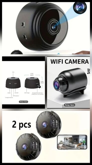 Wi-Fi mini kamera – smart nəzarət üçün kompakt həll Xüsusiyyətlər: - lalafo.az -da Wi-Fi mini kamera – smart nəzarət üçün kompakt həll Xüsusiyyətlər: -