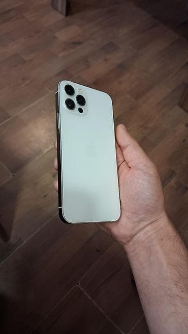 IPhone 12 Pro, 128 GB, Ağ, Simsiz şarj lalafo.az -da IPhone 12 Pro, 128 GB, Ağ, Simsiz şarj