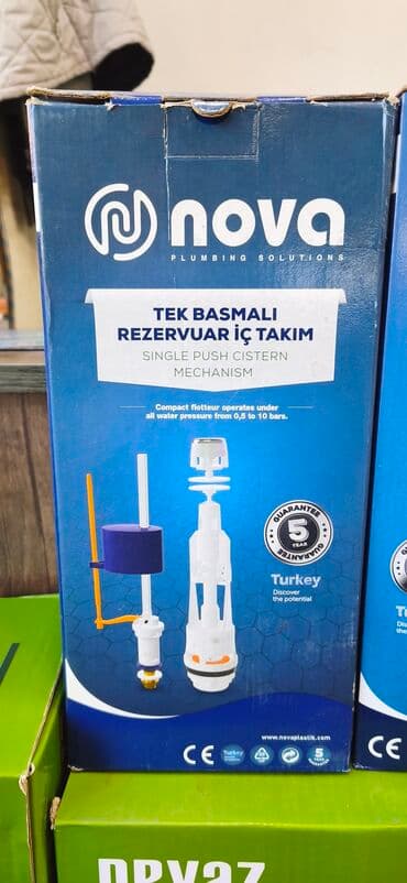 Nova Plumbing Solutions – Tek basmalı rezervuar iç takım Məhsul lalafo.az -da Nova Plumbing Solutions – Tek basmalı rezervuar iç takım Məhsul