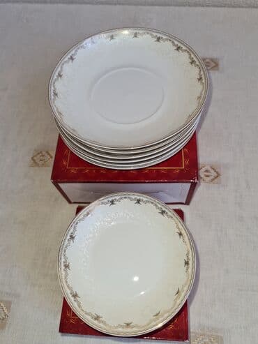 Nəlbəkilər, 6 ədədli dəst, rəng - Ağ, Farfor, Türkiyə lalafo.az -da Nəlbəkilər, 6 ədədli dəst, rəng - Ağ, Farfor, Türkiyə