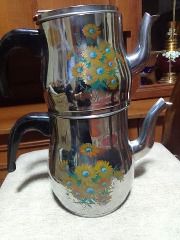 Rəng - Gümüşü, Dəm caydanı, Paslanmayan polad lalafo.az -da Rəng - Gümüşü, Dəm caydanı, Paslanmayan polad