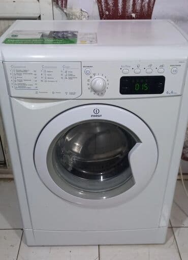 Paltaryuyan maşın Indesit, 6 kq, İşlənmiş, Avtomat, Qurutma var, Pulsuz çatdırılma lalafo.az -da Paltaryuyan maşın Indesit, 6 kq, İşlənmiş, Avtomat, Qurutma var, Pulsuz çatdırılma