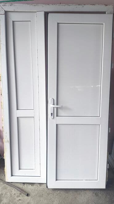 PVC giriş qapısı və pəncərə dəsti - Material: ağ rəngli PVC profil - lalafo.az -da PVC giriş qapısı və pəncərə dəsti - Material: ağ rəngli PVC profil -