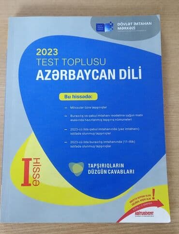 Azərbaycan dili Testlər 9-cu sinif, DİM, 1-ci hissə, 2023 il lalafo.az -da Azərbaycan dili Testlər 9-cu sinif, DİM, 1-ci hissə, 2023 il