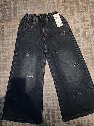 Uşaq cins şalvarı – CHASE New Design - Rəng: tünd mavi denim - Model lalafo.az -da — 2 Uşaq cins şalvarı – CHASE New Design - Rəng: tünd mavi denim - Model — 2