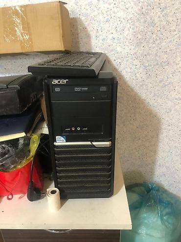 Acer brendli qara rəngdə masaüstü kompüter korpusu. Korpusun ön lalafo.az -da — 1 Acer brendli qara rəngdə masaüstü kompüter korpusu. Korpusun ön — 1