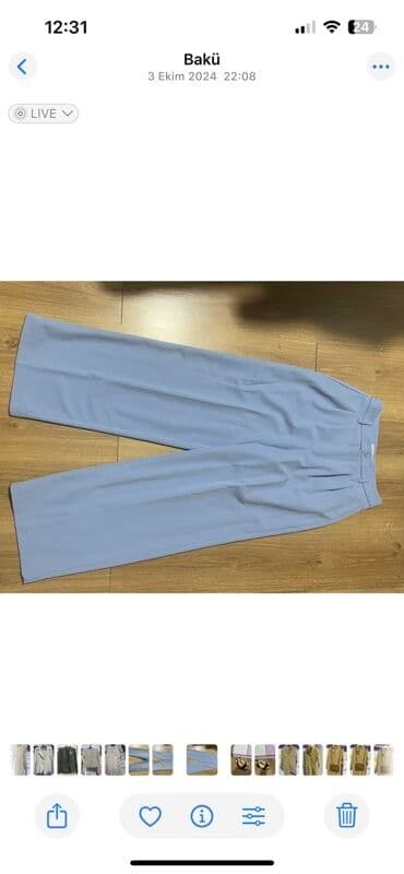 Şalvar, Mavi, M, rəng - Mavi lalafo.az -da Şalvar, Mavi, M, rəng - Mavi