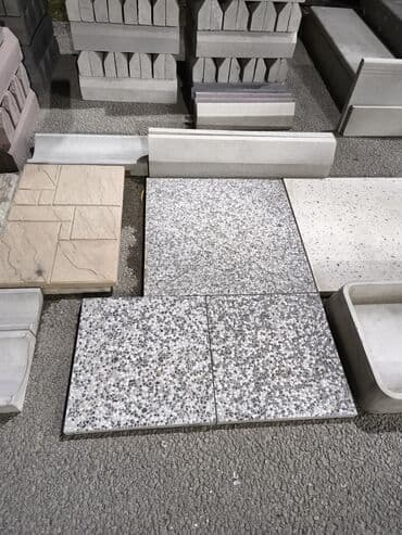 Dekorativ beton məhsulları və səki plitələri - Material: yüksək lalafo.az -da Dekorativ beton məhsulları və səki plitələri - Material: yüksək